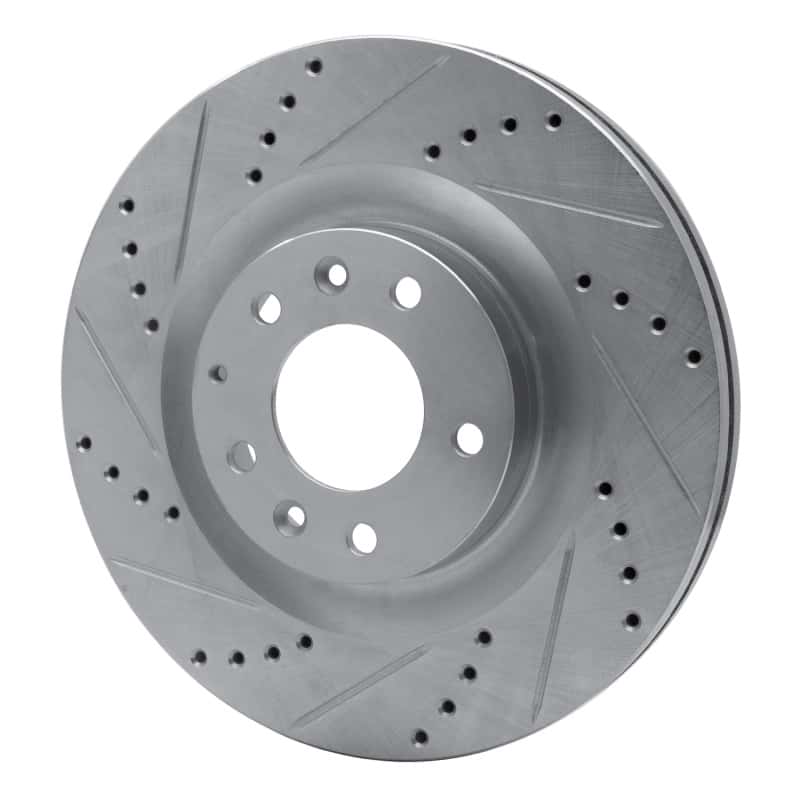 R1 Concepts — R1 07-15 Mazda CX-9 Front Left Drilled & Slotted Silver Brake Rotor
R1 Brake Rotor Drill - view 2
