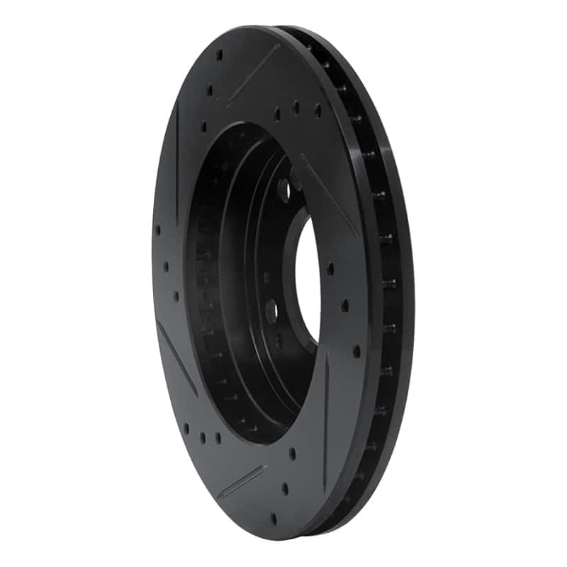 R1 Concepts — R1 90-05 Chrysler SEBRING Front Right Drilled & Slotted Black Brake Rotor
R1 Brake Rotor Drill - view 4