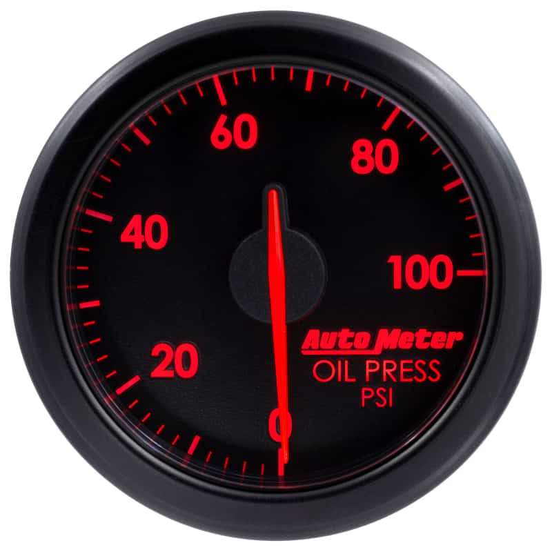 AutoMeter — Autometer Airdrive 2-1/6in Oil Pressure Gauge 0-100 PSI - Black
GA 2" OILP AIRDRV BK - view 11