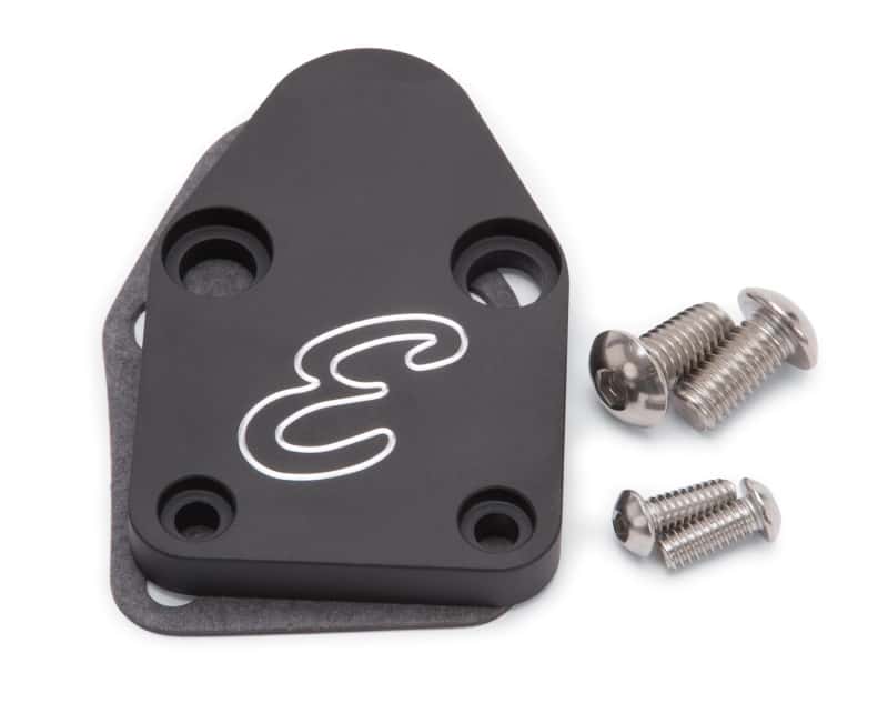 Edelbrock — Edelbrock Fuel Pump Block-Off Plate SBC Billet Aluminum
KIT PARTS - view 2