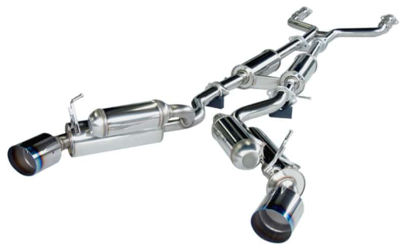 HKS — HKS 08-13 Infiniti G37 Coupe Dual Hi-Power Ti Tip Catback Exhaust (SUS304 NO COATING) - view 2