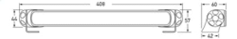 Hella — Hella LED Lamp Light Bar 9-34V 350/16in WIDE MV - view 6