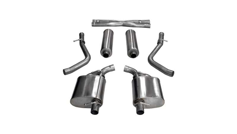 CORSA Performance — Corsa 2015-2016 Dodge Charger / Chrysler 300 5.7L V8  Polished Sport Cat-Back
Exhaust - view 2