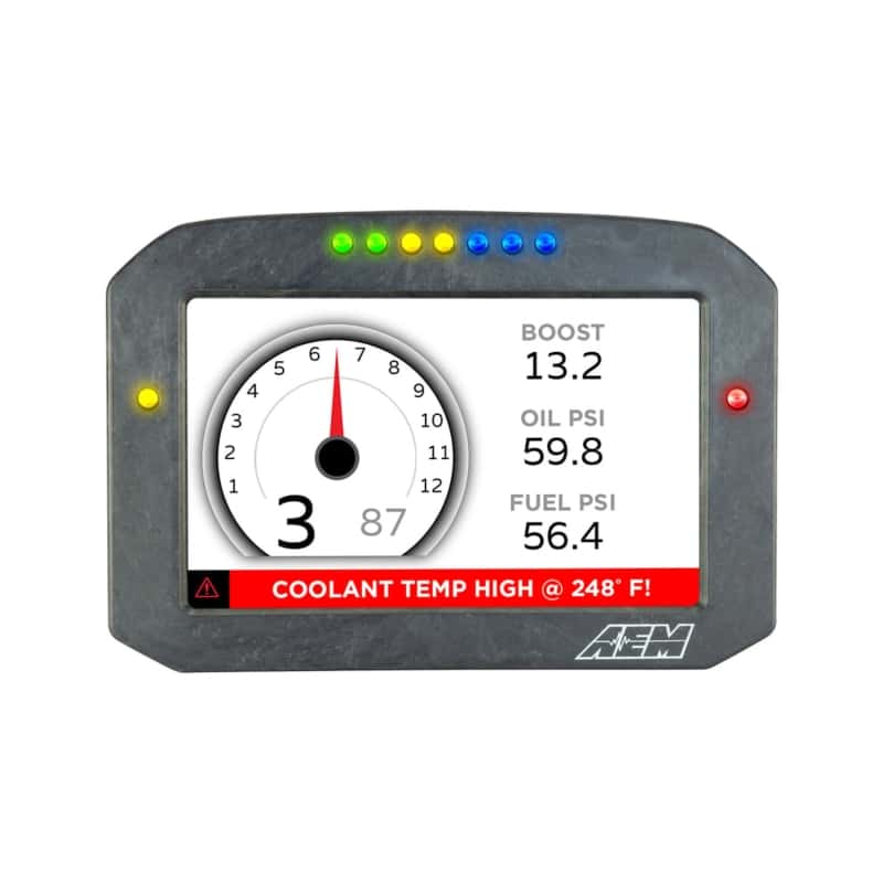 AEM — AEM CD-7LG Carbon Logging Flush Digital Dash Display w/ Internal 20Hz GPS & Antenna
Digital Display Kit
CD-7FLG Carbon Flat - view 8