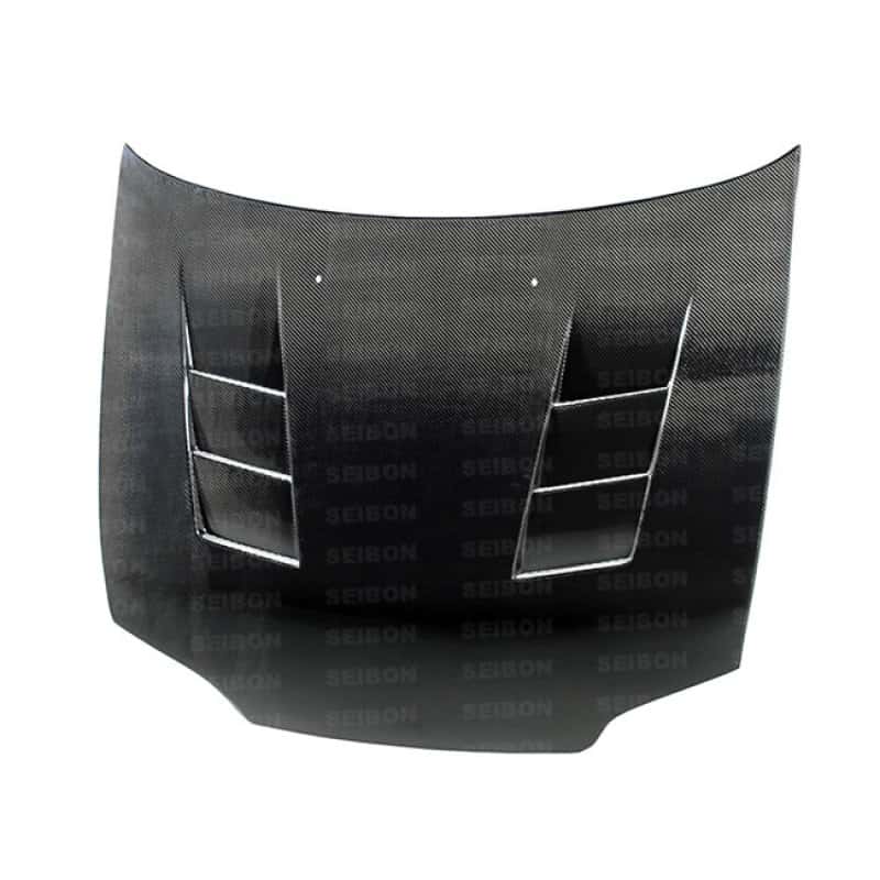Seibon — Seibon 92-95 Honda Civic 2DR/3DR TS-Style Carbon Fiber Hood - view 1
