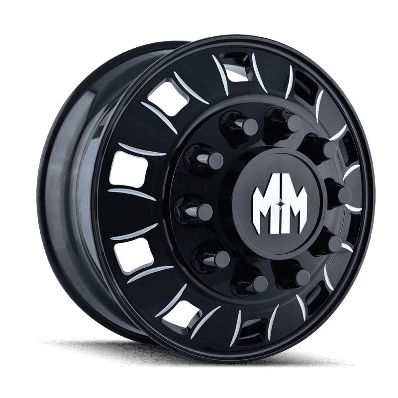 Mayhem — Mayhem 8180 BigRig 24.5x8.25 / 10x285.75 BP / 168mm Offset / 220.1mm Hub Inner Black Wheel
MAYHEM 8180 - view 2