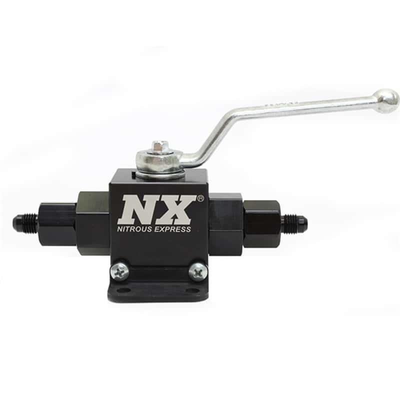 Nitrous Express — Nitrous Express Lightweight Billet In-Line Valve 1.5in I.D (4AN Fitting)
N2OInjtrPlate - view 2