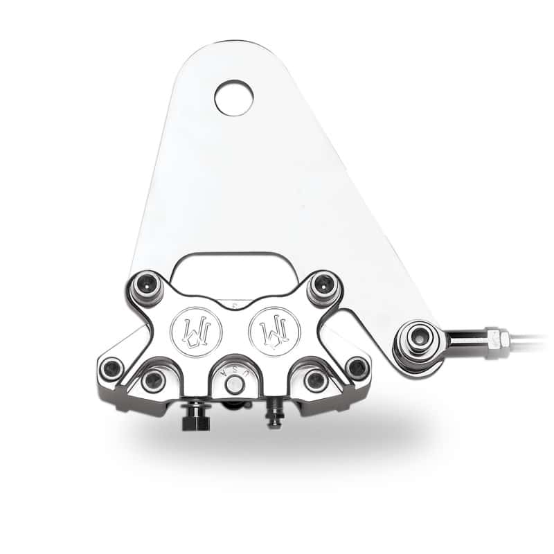 Performance Machine — Performance Machine Rear Brake 125x4R x Stock Disc - Chrome - view 1