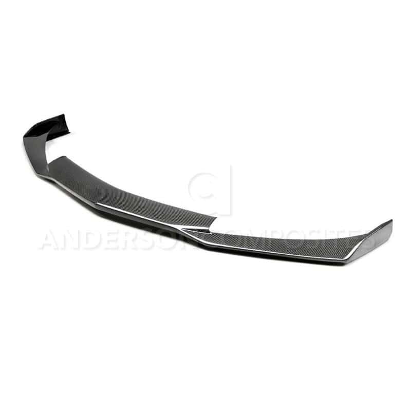 Anderson Composites — Anderson Composites 17-18 Chevy Camaro ZL1 1LE Carbon Fiber Front Splitter - view 2
