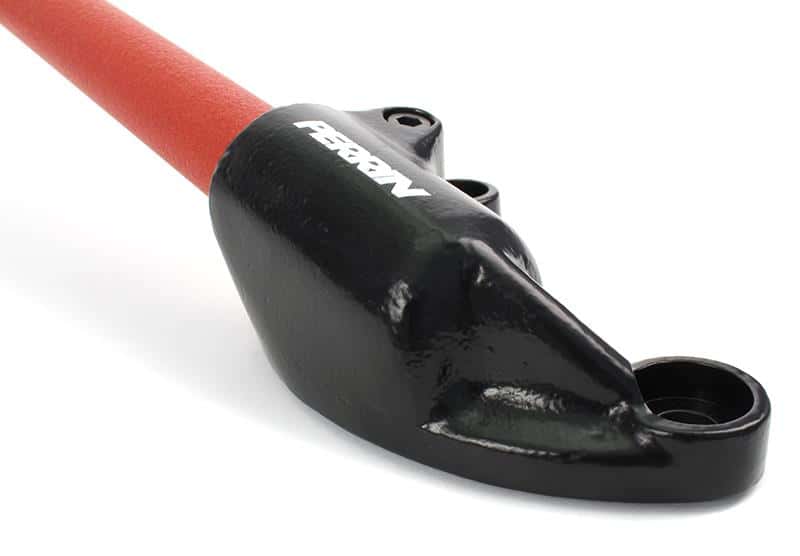 Perrin Performance — PERRIN 08-14 WRX/STI/Impreza / 14-18 Forester / 13-17 Crosstrek / 05-09 Legacy FR Strut Brace - Red - view 2