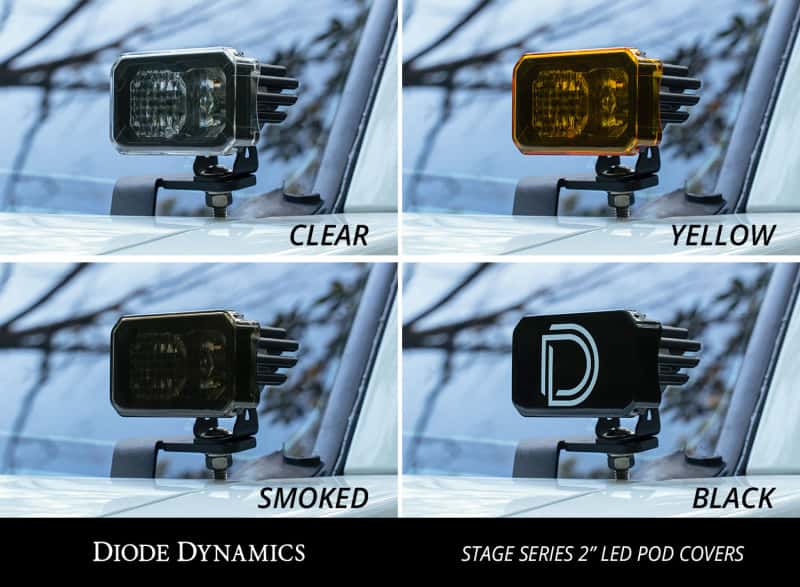 Diode Dynamics — Diode Dynamics Stage Series 2 In LED Pod Cover Smoked Each - view 5