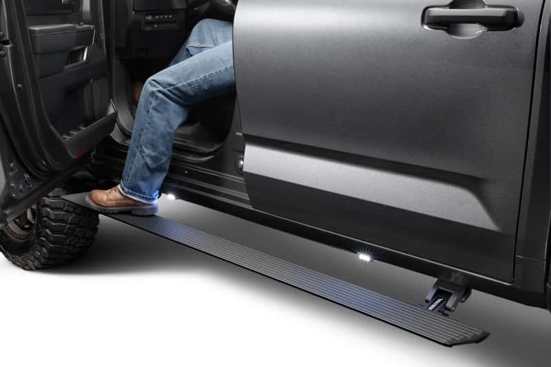 Go Rhino — RealTruck 22-24 Toyota Tundra DC 4dr VoltStep Electric Running Board Kit (No Drill) - Tex. Blk
VoltStep Elec. Board - view 6