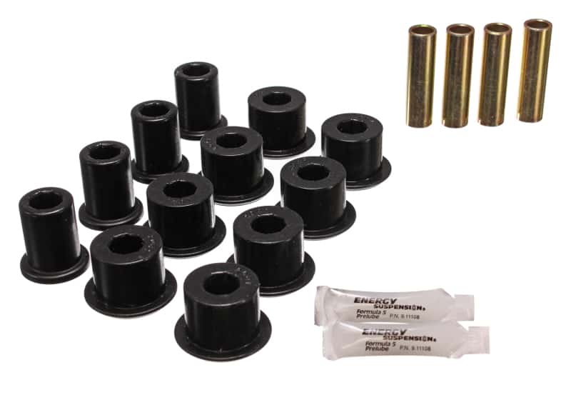 Energy Suspension — Energy Suspension 95-97 Toyota Tacoma / 89 4Runner / 89-95 Pick Up Black Rear Leaf Spring Shackle Bu
Leaf Spring Bushing - view 3