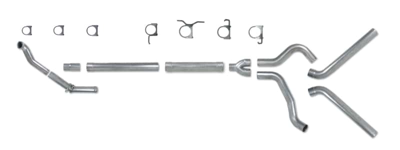 Diamond Eye Performance — Diamond Eye KIT 4in TB MFLR RPLCMENT PIPE DUAL SS 94-97 5 7 3L F250/F350 PWRSTROKE NFS W CARB STDS
KIT; 4in.; TB MRP DL - view 5