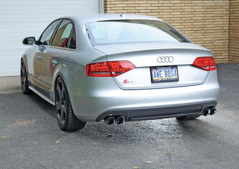 AWE Tuning — AWE Tuning Audi B8 / B8.5 S4 3.0T Touring Edition Exhaust - Chrome Silver Tips (90mm)
Touring Exhaust - view 3
