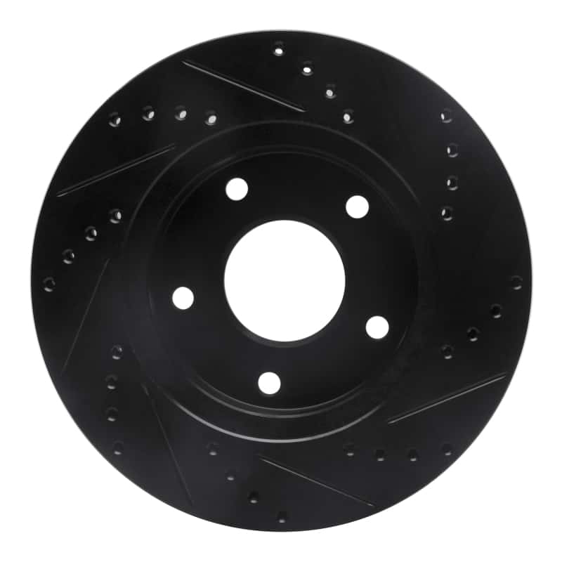 R1 Concepts — R1 97-05 Chevrolet Blazer Front Left Drilled & Slotted Black Brake Rotor
R1 Brake Rotor Drill - view 5
