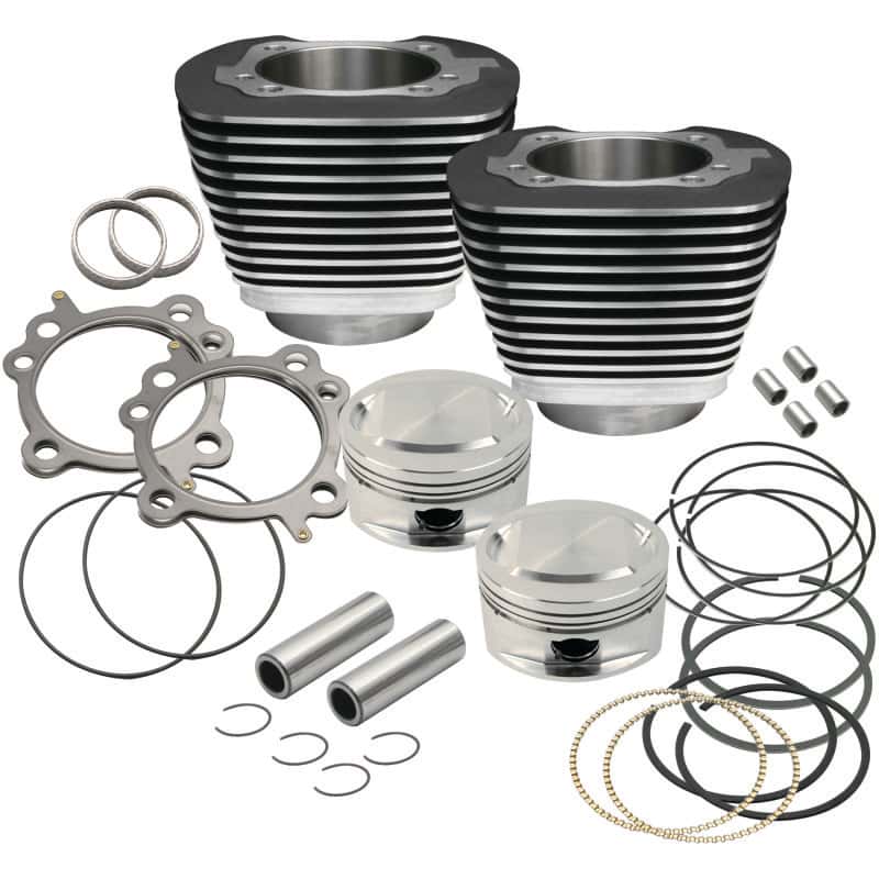 S&S Cycle — S&S Cycle 99-06 BT Replacement 3-7/8in Bore Cylinder & Piston Kit For S&S 95in Big Bore Kits- Wblack - view 1