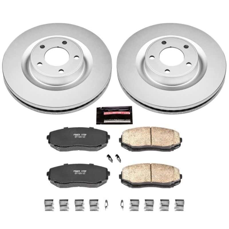 PowerStop — Power Stop 07-15 Ford Edge Front Z17 Evolution Geomet Coated Brake Kit - view 1