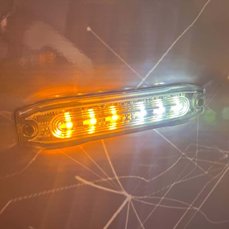 Putco — Putco Stinger Lighthead w/ Amber/White/Blue Strobe LED - 1 LED Light - view 6