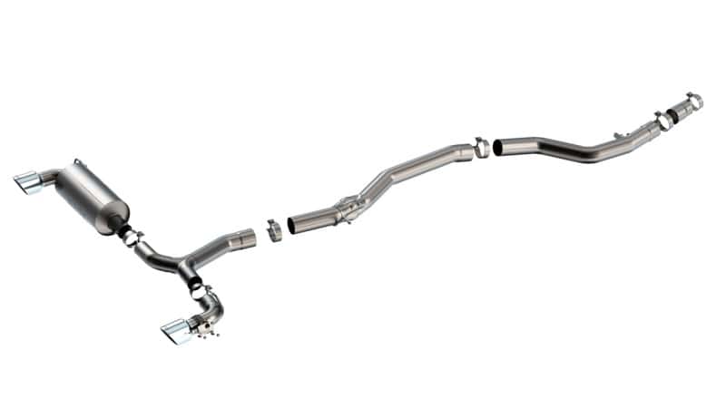 Borla — Borla 20-25 Toyota GR Supra ATAK Cat-Back Exhaust System w/ Chrome Tips
Cat-Back System - view 1