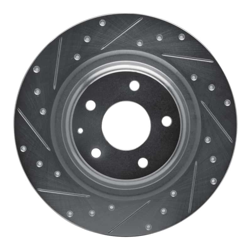R1 Concepts — R1 16-23 Mazda CX-9 Rear Left Drilled & Slotted Silver Brake Rotor
R1 Brake Rotor Drill - view 1