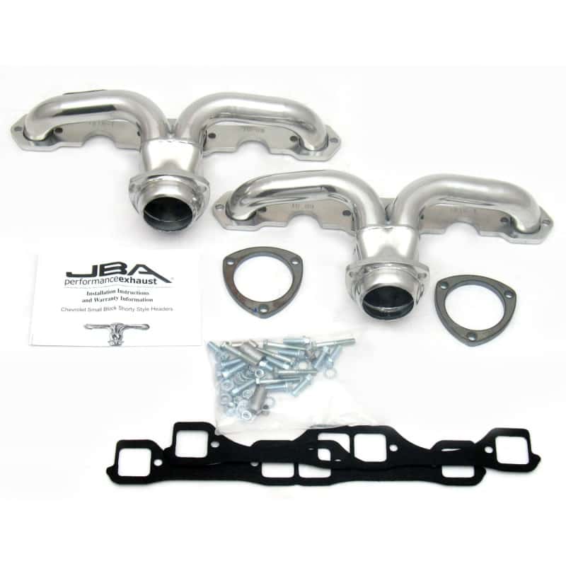 JBA — JBA 57-74 Chevrolet Corvette 265-400 SBC 1-5/8in Primary Silver Ctd Tight Tuck Header
Exhaust Header - view 2