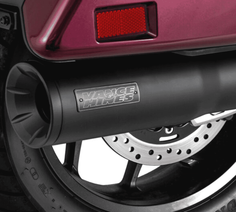 Vance and Hines — Vance & Hines HONDA 17-20 Rebel S/O Black Slip-On Exhaust - view 3
