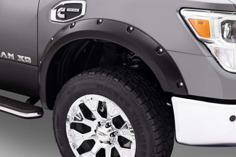 Bushwacker — Bushwacker 16-18 Nissan Titan XD Pocket Style Flares 2pc 78.0in Bed - Black
FF Pocket Style 2Pc - view 2