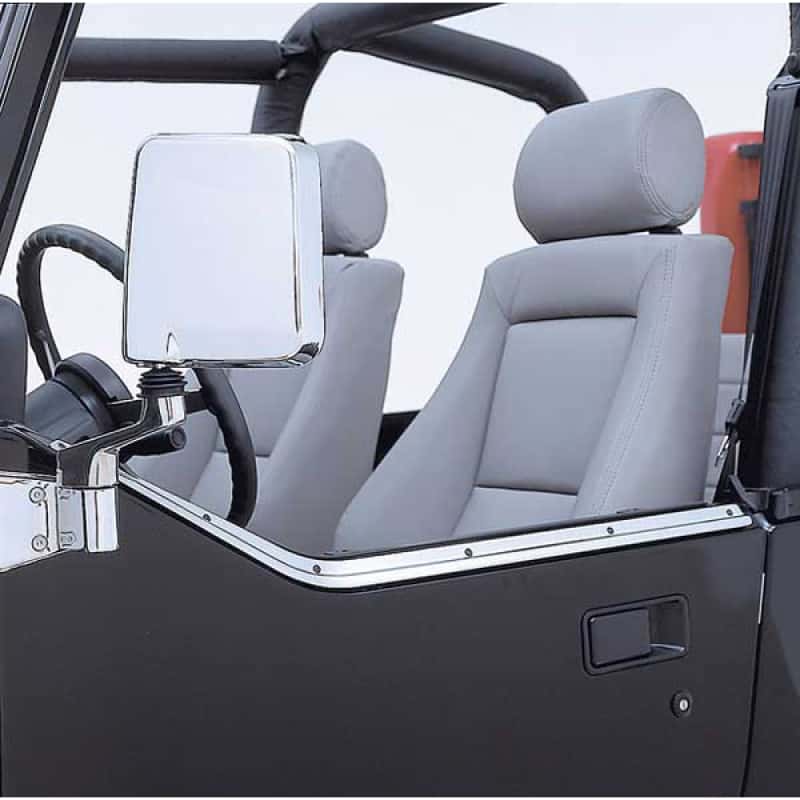 Rugged Ridge — Rugged Ridge 87-95 Jeep Wrangler YJ Stainless Steel Half Door Retaining Channel
DoorMldngRetainer
OFFROAD_DOORS - view 2