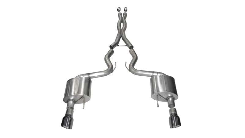 CORSA Performance — Corsa 15-17 Ford Mustang GT Coupe 5.0L 3in Xtreme Cat-Back Exhaust Dual Rear Exit w/ Gun Metal Tips
cor14328GNM
Exhaust - view 1