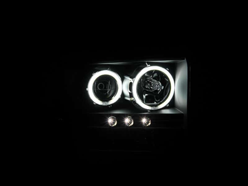 ANZO — ANZO 2005-2007 Ford Excursion Projector Headlights w/ Halo Black w/ LED Strip (CCFL) 1pc
Head Light Set
HdLtSet - view 4