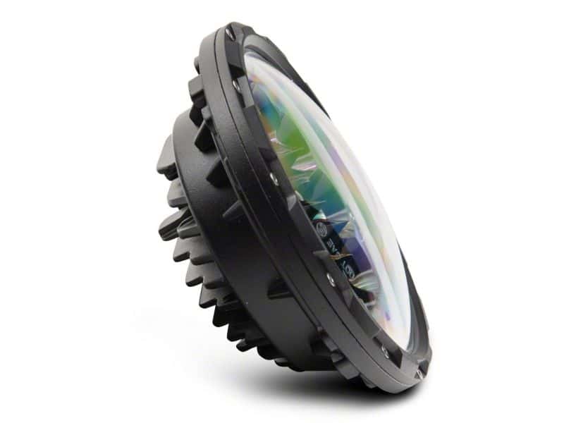 Raxiom — Raxiom 07-18 Jeep Wrangler JK Axial Spider LED Headlights w/Angel Eye Halo- Blk Housing (Clear Lens)
Headlights - view 7
