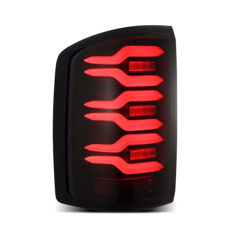 AlphaRex — AlphaRex 14-18 GMC Sierra 1500/2500HD/3500HD LUXX-Series LED Tail Lights Blk w/Actv Light & Seq. Sig
Taillight Assembly - view 3
