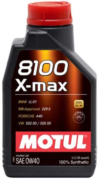 Motul — Motul 5L Synthetic Engine Oil 8100 0W40 X-MAX - Porsche A40 - view 3
