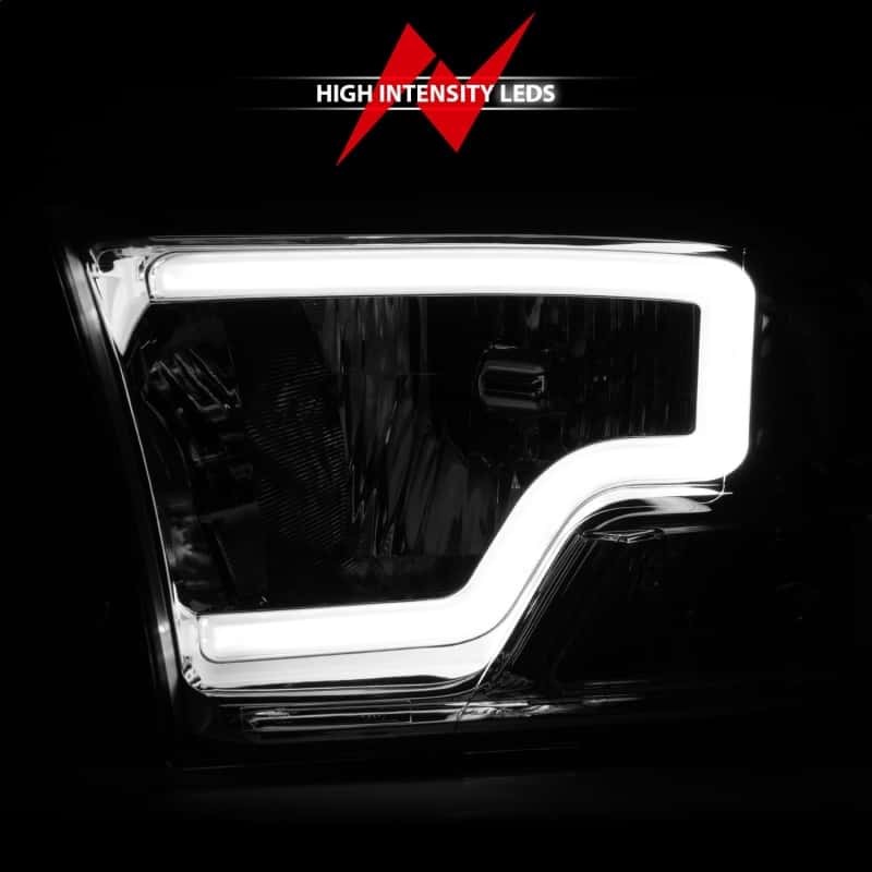 ANZO — ANZO 2009-2018 Dodge Ram 1500/ 2500/ 3500 Crystal Headlights w/ Light Bar Chrome Housing
Head Light Set
HdLtSet - view 6