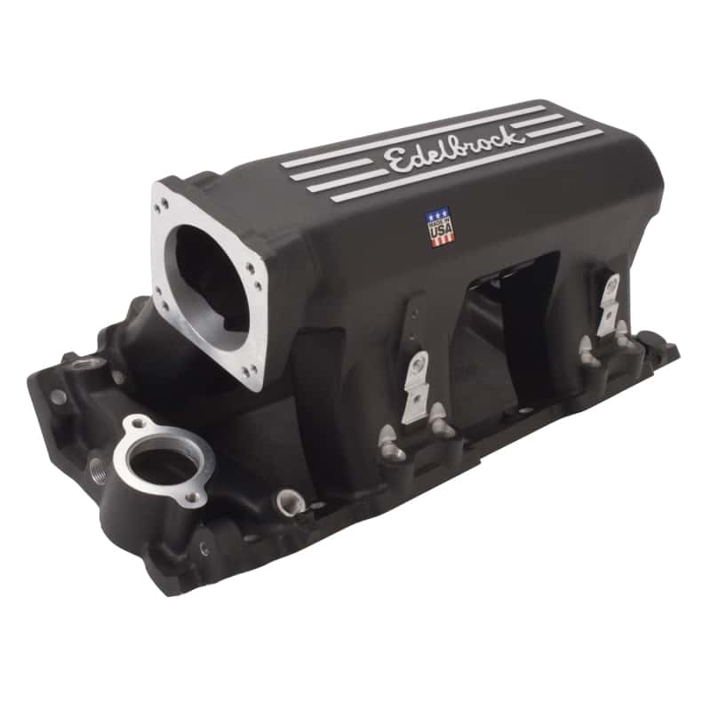 Edelbrock — Edelbrock Manifold EFI Pro-Flo XT BB Chevy Rect Port Heads Black Powder Coated
MANIFOLD - view 3