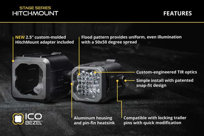 Diode Dynamics — Diode Dynamics HitchMount LED Pod 4-Pin Reverse Kit C1 Sport - view 7