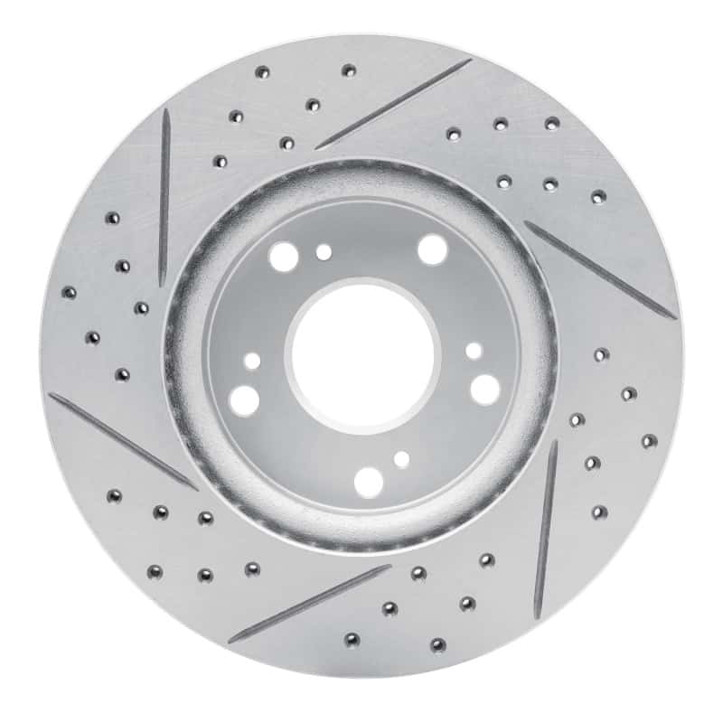 R1 Concepts — R1 03-17 Acura Ilx Front Right Drilled & Slotted Geo-Carbon Rotor - view 5