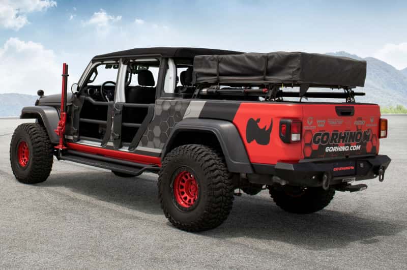 Go Rhino — Go Rhino 20-22 Jeep Gladiator JT/16-22 Toy. Tacoma/05-21 Nssn Frontier XRS Cross Bars Kit - Tex. Blk
XRS Bed Cross Rails - view 9