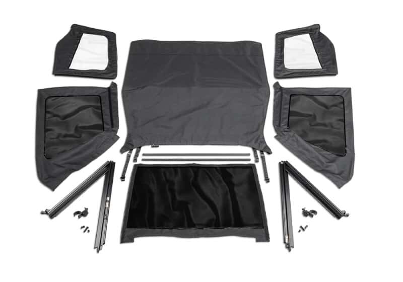 Rampage — Rampage 1992-1995 Jeep Wrangler(YJ) Frameless Soft Top Kit - Black Diamond
Frameless Soft Top K
Top-Soft - view 2