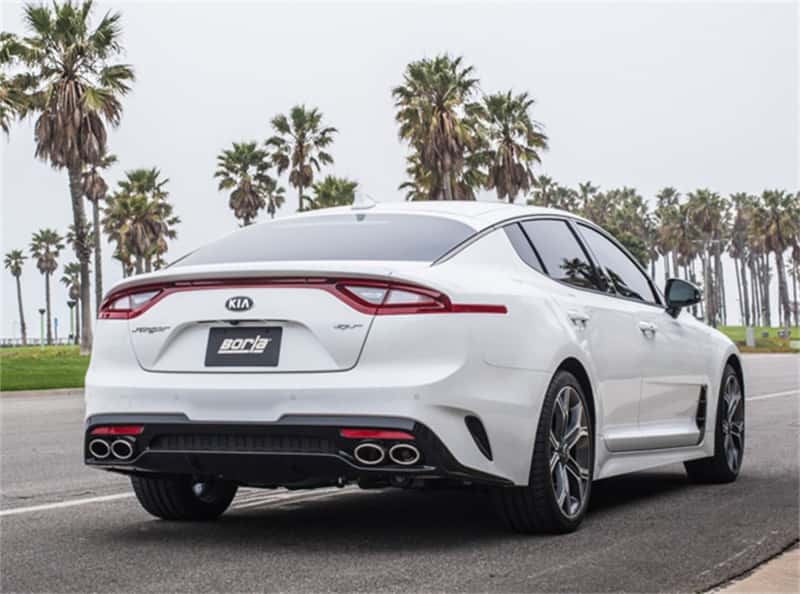 Borla — Borla 2018 Kia Stinger 3.3L V6 Turbo 2.25in Pipe Dia Dual Split Rear Exit S-Type Cat-Back Exhaust
Cat-Back System - view 5