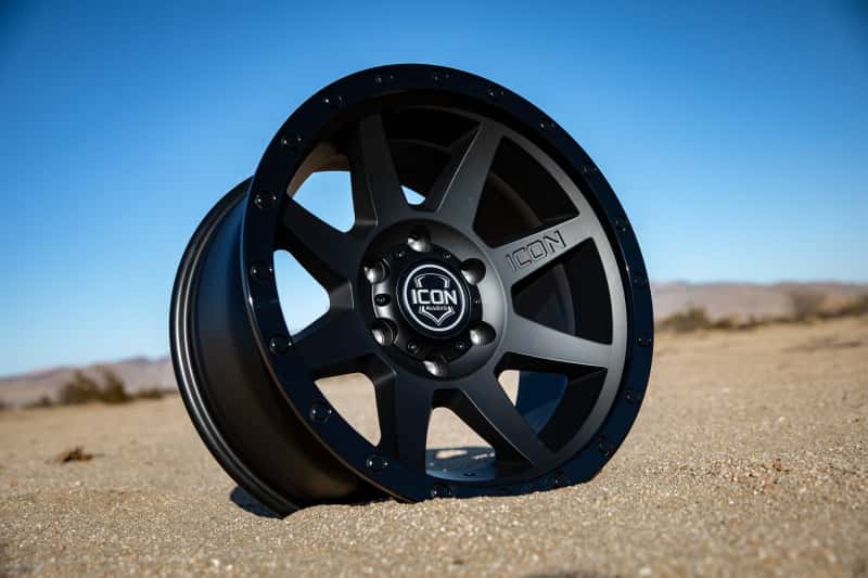 ICON — ICON Rebound 18x9 6x135 6mm Offset 5.25in BS 87.1mm Bore Double Black Wheel
WHEEL - view 4