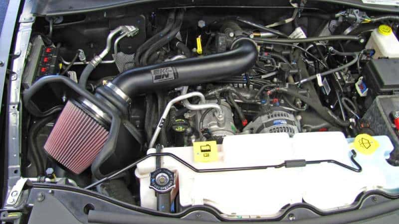 K&N Engineering — K&N 10-11 Jeep Liberty 3.7L V6 High Flow Performance Intake Kit
Performance Air Inta
Air Intake System - view 5