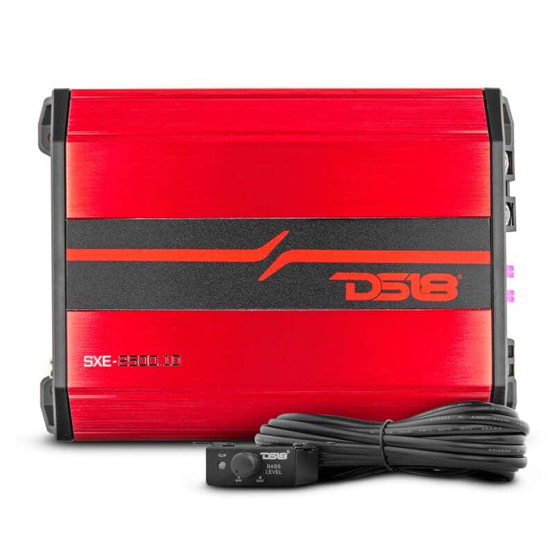 DS18 — DS18 1-Channel SXE Amplifier Class D 800/1ohm 600/2ohm 300/4ohm Watts RMS- Red - view 4