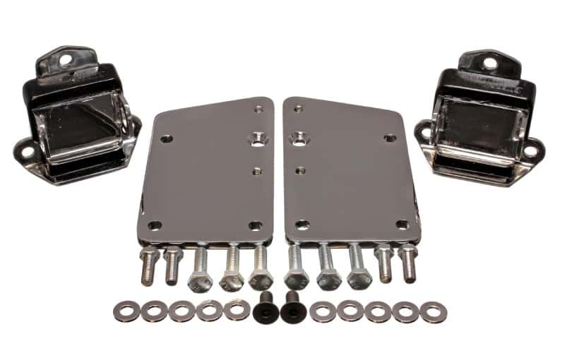 Energy Suspension — Energy Suspension LS Series Black Motor Conversion Set - Chrome Plated
Motor Mount Set - view 1