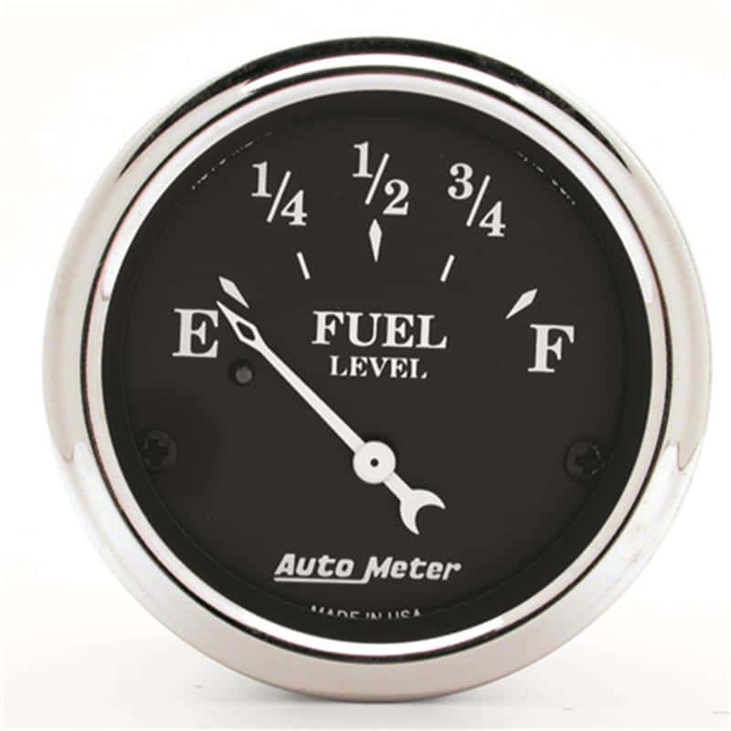 AutoMeter — AutoMeter Gauge Fuel Level 2-1/16in. 0 Ohm(e) to 90 Ohm(f) Elec Old Tyme Black
2" FUEL LEVEL, 0 E/9 - view 1
