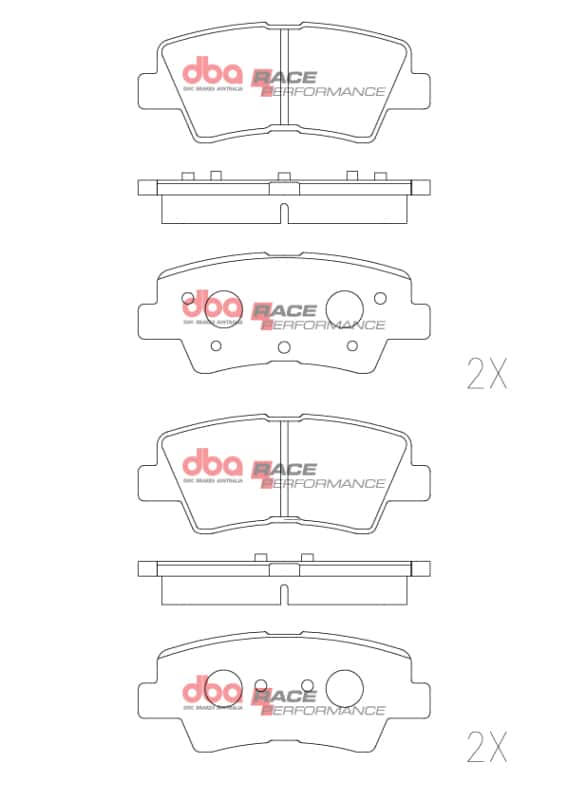 DBA — DBA 21-23 Hyundai Kona N-Line Rear RP Performance Brake Pads
Brake Rotor - view 1