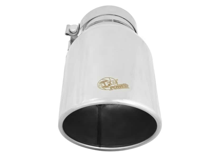 aFe — aFe Diesel Exhaust Tip Bolt On Polished 4in Inlet x 6in Outlet x 12in Length
Exhaust Tip Polished - view 3