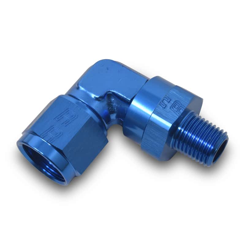 Russell — Russell Performance -6 AN 90 Degree Female to Male 1/8in Swivel NPT Fitting
Adapter Fitting - view 4