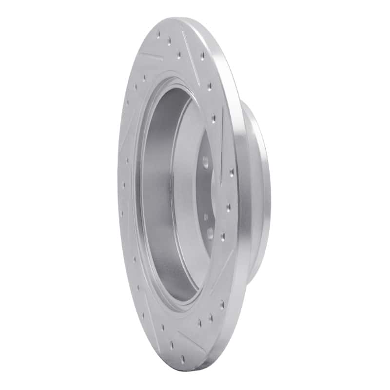 R1 Concepts — R1 09-20 Genesis G80 Rear Left Drilled & Slotted Silver Brake Rotor
R1 Brake Rotor Drill - view 4